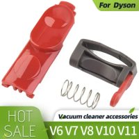 Trigger Lock &amp; Switch Button Replacement with Spring for Dyson V7 V8 V10 V11 V15 Vacuum Cleaner Electric Drive Parts