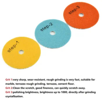 Metalworking Woodworking Polishing Pads Abrasive Tools Finishing Grinder Parts Diamond Dry/wet Sandpaper 4 Inch 100mm
