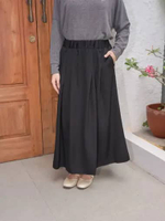Ederra Aluna Skirt / Bawahan Wanita / Skirt Polos L/XL Black