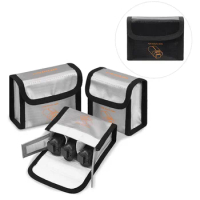 Battery Explosion-proof Bag Safety Storage Case for DJI Mini 3 PRO/Mini/Mini SE/Mini 2 Battery Safe Bag Fireproof Protective Box