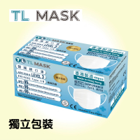 康寶牌 - 康寶牌 - TL Mask《香港製造》成人白色口罩 40片 ASTM LEVEL 3 BFE /PFE /VFE99 1 BOX