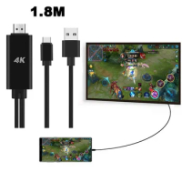 Universal Smart Phone USB 3.1 Type C to HDMI HD 1080P HDTV Video Adapter Cable for HUAWEI Android Phone to HDMI Connector Cable
