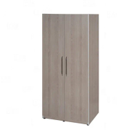 【艾蜜莉的家】2.7尺塑鋼楓木色衣櫃 衣櫥 棉被櫃 置物櫃 收納櫃