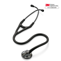 【3M】Littmann 心臟科精密型聽診器 2176 尊爵黑色管/煙燻黑聽頭(聽診器權威 全球醫界好評與肯定)