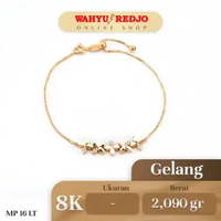 Gelang Emas Kadar 8K Wahyu Redjo GL-8K-30032963-PMR