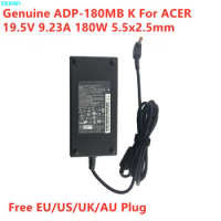 Genuine 180W Charger 19.5V 9.23A 5.5x2.5mm ADP-180MB K Power Supply AC Adapter For ACER Laptop Charger