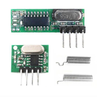 โมดูลรับและส่งสัญญาณ RF 433 MHz แบบซูเปอร์เฮเทโรไดน์ พร้อมระบบควบคุมระยะไกล
