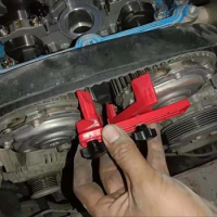 Universal Camshaft Dual Cam Clamp Alignment Car Engine Timing Belt Fix Changer Gear Locking Tool Holder Lock Retainer