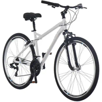 Network Hybrid Bike, Men and Women, 700c Wheels, 15-18-Inch Adult Frame, Front Suspension Alloy Linear Brakes