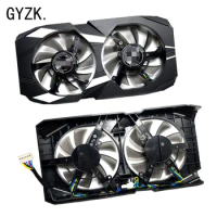 New For ASUS GeForce GTX1650 1660ti DUAL OC Graphics Card Replacement Fan panel with fan