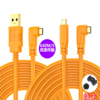 USB C Type-c to Type-c Camera Cable 3m 5m 8m for Cannon EOS R RP SONY A7m3 R3 A7R4 Tethered Shooting line Camera to Computer
