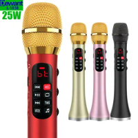 Dewant L-1038 25W Portable Professional DSP Echo Karaoke Microphone Wireless Bluetooth Speaker for phone support record TF