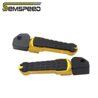 SEMSPEED For Yamaha XMAX 125 250 300 400 2023 X MAX Motorcycle Rear Foot Pegs Left Right Matting Pads CNC Motorcycle Accessories