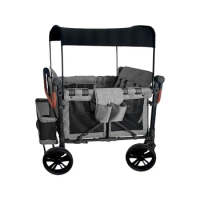 2 or 4 Seats trolleys carts foldable kids stroller wagon bicycle/portable folding cheap baby wagon stroller for sale