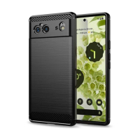 【YANG YI 揚邑】Google Pixel 6 碳纖維拉絲紋軟殼散熱防震抗摔手機殼