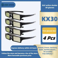 Z4X/H1/Z5 Optoma Sharp LG Acer H5360 JMGO Benji W1070 Projector 3D Glasses, DLP Active Shutter 3D Glasses