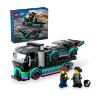 【LEGO 樂高】#60406 賽車和汽車運輸車