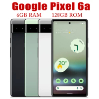 Original Unlocked Google Pixel 6A Smartphone 6GB RAM 128GB ROM Mobile 6.1" NFC Octa Core Cell Phone Google Tensor 5G Android Bar