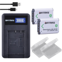 2pcs NP-BX1 np bx1 Battery + LCD Charger for Sony DSC-RX100 DSC-WX500 IV HX300 WX300 HDR-AS15 X3000R MV1 AS30V HDR-AS300