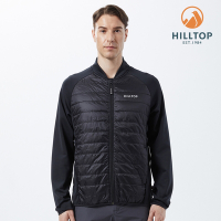 Hilltop 山頂鳥 PRIMALOFT Filled Fleece 男款保暖科技棉刷毛外套 PH22XM01 黑