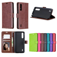 50pcs/Lot PU Leather Flip Wallet Phone Case For Xiaomi CC9E A3 10T 11T Lite 9T 9SE For Redmi Note 7 6 K20 Pro TPU in Inner