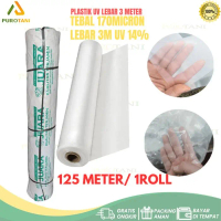 PRTN Satu Roll Plastik UV 3 Meter Green House Lebar 3M 170 Mikron per ROLL UE968GRATIS ONGKIR