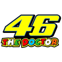 [Ready Stock]K442# 46 The Doctor Fluorescent Yellow Stickers