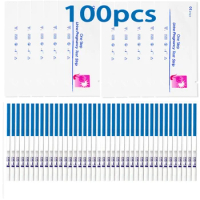 100pcs HCG Tester One-Step Over 99% Accuracy Test Stick Household Urine Measuring Women Urine Test Strips Rapid Response