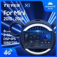 TEYES X1 For BMW Mini 2010 - 2016 Car Radio Multimedia Video Player Navigation GPS Android 10 No 2din 2 din DVD