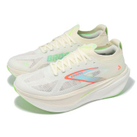 Brooks 競速跑鞋 Hyperion Max 3 男鞋 白 綠 回彈 厚底 運動鞋 1104671D182