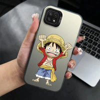 เคสโทรศัพท์, สำหรับ Samsung A22 5G, F42 5G, A22S 5G, เคส Luffy, กึ่งโปร่งใส, บางเฉียบ, ฝ้า, เคส