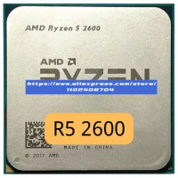AMD Ryzen 5 2600 R5 2600 3.4 GHz Six-Core Twelve-Core 65W CPU Processor YD2600BBM6IAF Socket AM4