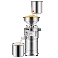 Commercial Tofu Extractor Soymilk Soya Soy Bean Curd Grinder Grinding Making Machine Industrial Soy Milk Machine