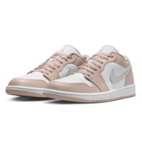 NIKE 耐吉 W AIR JORDAN 1 LOW Crimson Tint 白粉 低筒 運動鞋 休閒鞋 女鞋 男鞋 喬丹(DC0774-120)