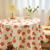 Velvet Tablecloth Ins Style Fresh Student Desk Decoration Round Table Photo Coffee Table Dining Tabl