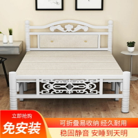 【全館8折】折叠床 小床 可折疊床午休木板簡易木板床單人雙人鐵架家用成人1米1.2米1.5米