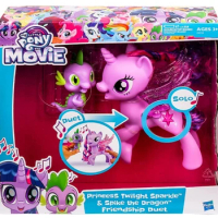 Hasbro My Little Pony Twilight Sparkle &amp; Spike The Dragon Friendship Doll 6 Inches Rainbow Pony Unicorn for Girls Birthday Gifts