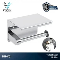 VONE Toilet Paper Tempat Tisu Gulung Kamar Mandi Stainless HR-V01 Stainless