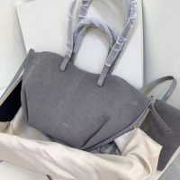 Polene Bag New Tote Bag 2025  กระเป๋าหนังนูบัคฝรั่งเศสแบบสะพายไหล่เดี่ยว กระเป๋าถือขนาดใหญ่ กระเป๋าช