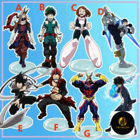 Mô hình Standee Học Viện ANh HÙng My Hero Academia Midoriya Izuku Iida Tenya Phụ kiện trang trí để b