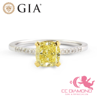 CC Diamond GIA Fancy Intense Yellow 1.08克拉黃彩鑽石戒指(國際名牌款)