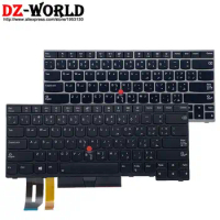 New/Orig ARA Arabic Backlit Keyboard for Lenovo Thinkpad E480 E490 T480S L480 T490 T495 L380 L390 Yoga L490 P43s Laptop