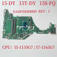 DA0P5HMB8I0 Mainboard For HP 15-DY 15T-DY 15S-FQ Laptop Motherboard CPU: I5-1135G7 SRK05 I7-1165G7 SRK02 DDR4 UMA 100% Test OK