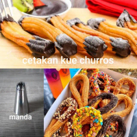 Spuit kue churros cetakan kue Churros Spuit Semprit Spuit Sagu Besar Jumbo