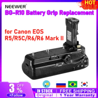 NEEWER BG-R10 Battery Grip Replacement for Canon EOS R5 R5C R6 R6 Mark II Stable Vertical Shots Double Battery Life