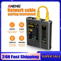 ANENG M469D Cable lan Tester Network Cable Tester RJ45 RJ11 RJ12 CAT5 UTP LAN Cable Tester Networking Tool Network Repair