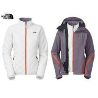 [ THE NORTH FACE ] 女 HyVen Heatseeker 兩件式滑雪外套 灰石藍 / 特優惠$7599 / A7HXD3R