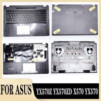 New For ASUSYX570ZD X570UD X570 YX570 YX570Z Palmrest Russian language keyboard Bottom Case Upper Top Shell