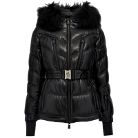MONCLER 秋冬新款 女款 BERNINS 連帽滑雪羽絨外套-黑色(1號USA-S、2號USA-M、3號USA-L)