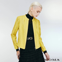 【MOMA】頂級工藝－高訂感手工車條綿羊皮衣(黃色)